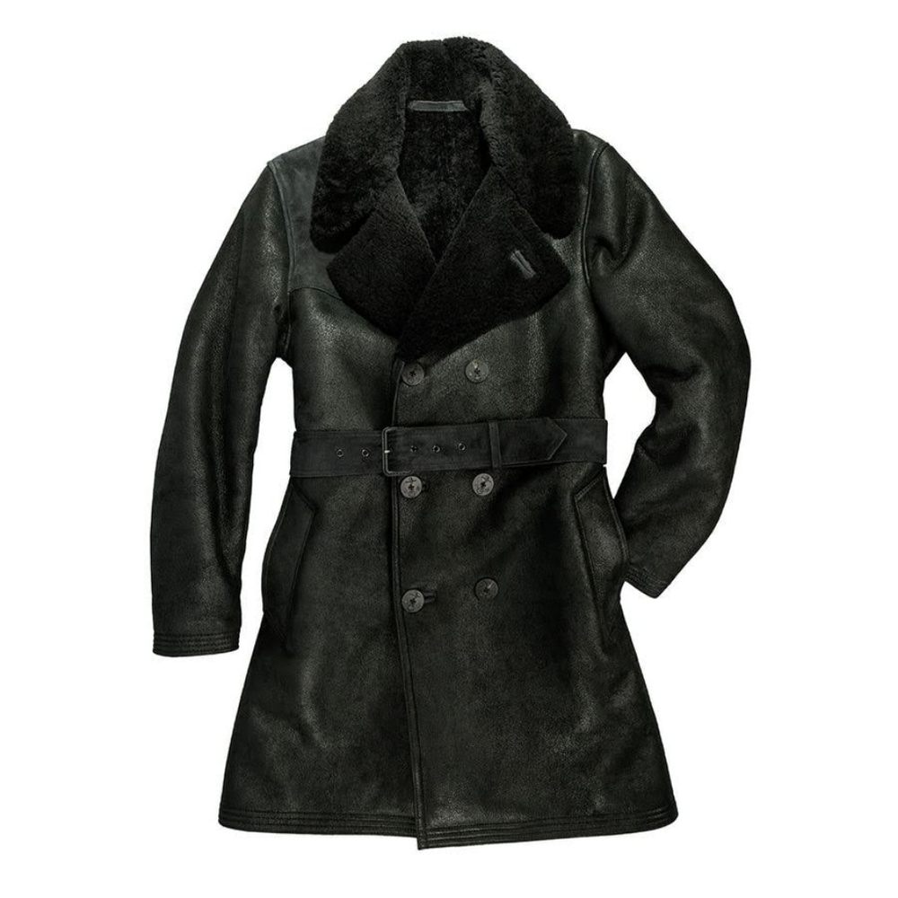 Avirex Highview Sheepskin Shearling Trench